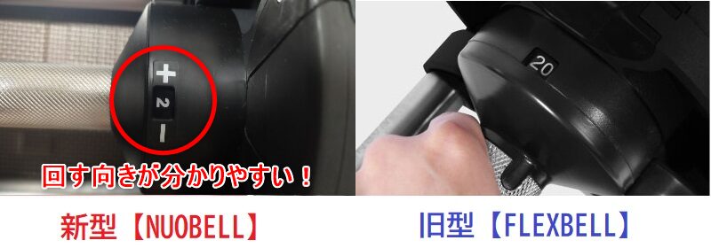 NUOBELLの回す向き