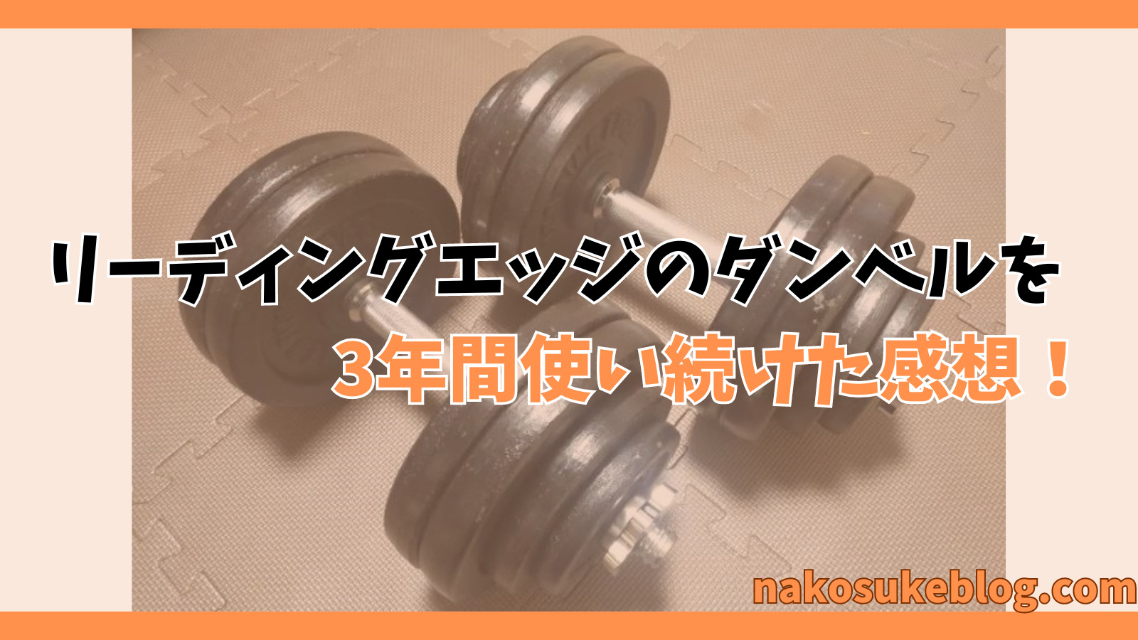 リーディングエッジ(LeadingEdge)のアイアンダンベルを使い続けた 