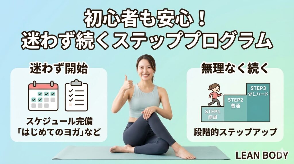 初心者でも続けやすい