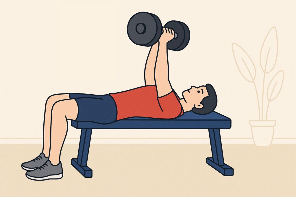 ダンベルプルオーバー