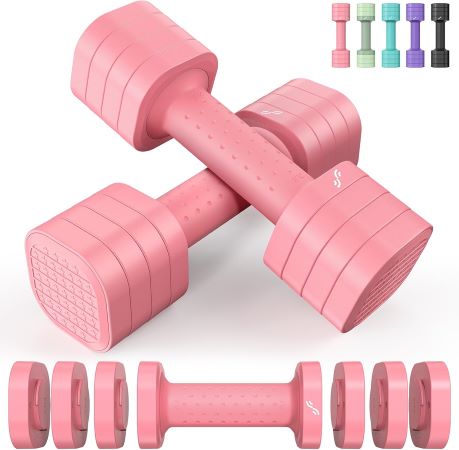 【インテリアに馴染むモデルが欲しい人におすすめ】Sportneer可変式ダンベル