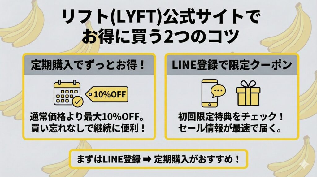 リフトプロテイン　少しでも「安く買う」方法やセール情報が知りたい！