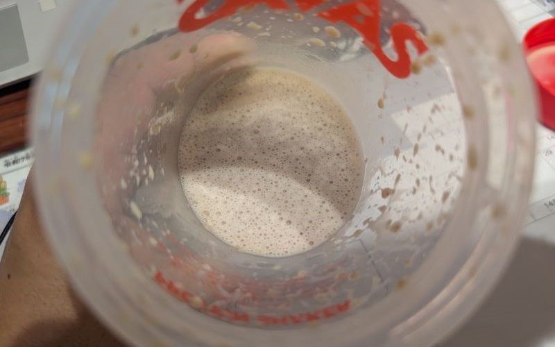 牛乳割りにするとダマが発生しやすい