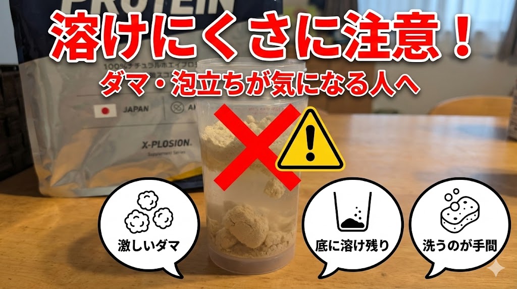 プロテインの「溶けやすさ」を重視する人