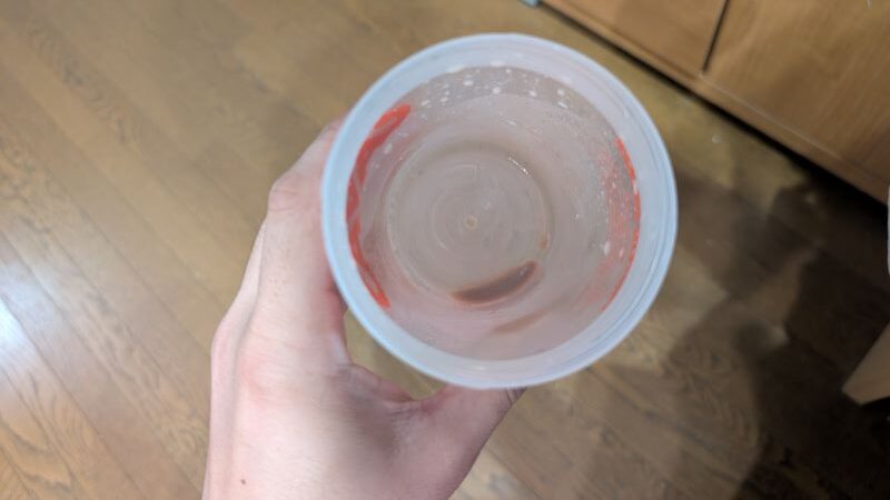 ホエイプロテインと比べて溶けやすい
