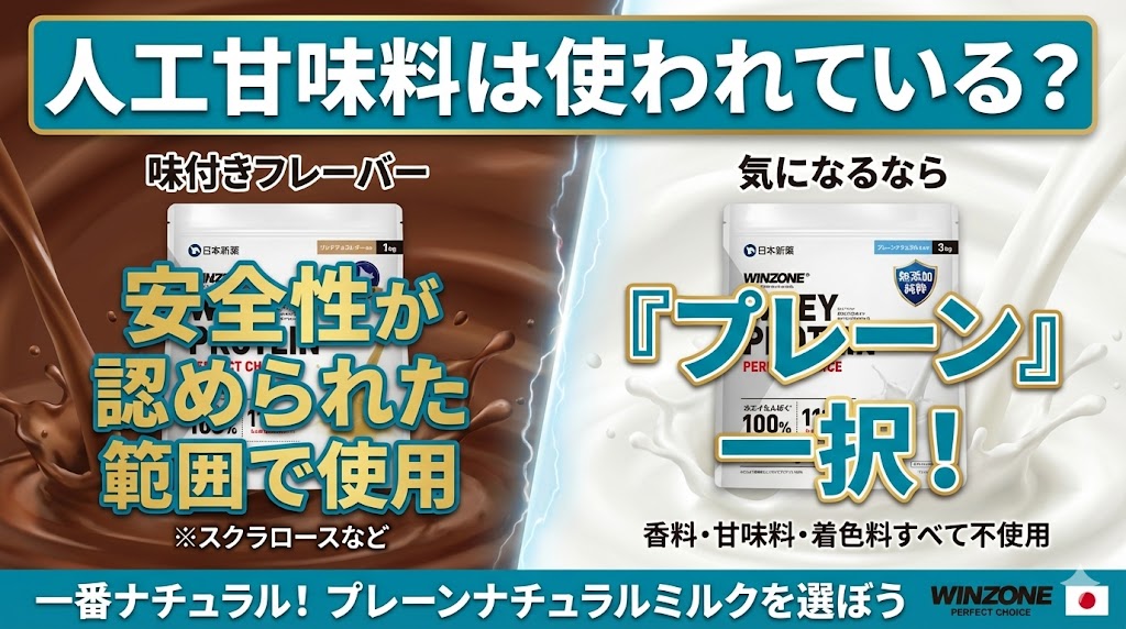 人工甘味料は使われている?