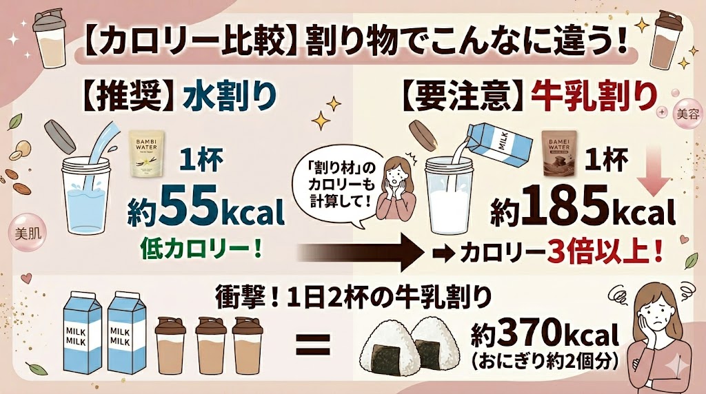 カロリーと脂質を最小限に抑える「水割り」を基本にする