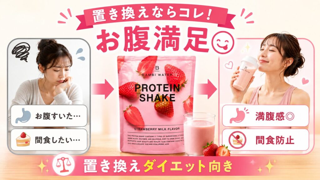 美味しく一食置き換えダイエットを続けたい人