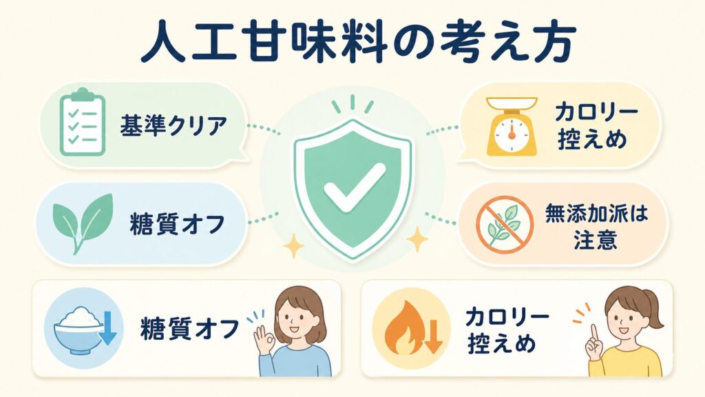 人工甘味料は体に悪くない？使用されている種類は？